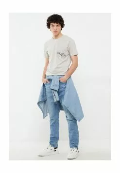 LC WAIKIKI Short Sleeve Combed Cotton T-Shirt -LC WAIKIKI popular shop lc waikiki 2811 7116716 4