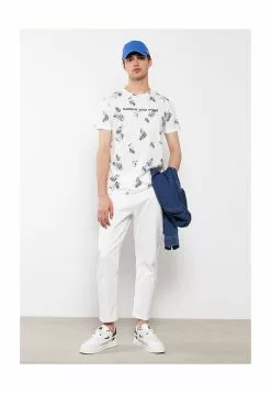 LC WAIKIKI Short Sleeve Combed Cotton T-Shirt -LC WAIKIKI popular shop lc waikiki 2818 7506716 4