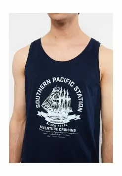 LC WAIKIKI Sleeveless Printed Cotton Athlete Tee -LC WAIKIKI popular shop lc waikiki 2850 8225916 3