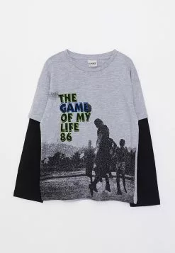 LC WAIKIKI Crew Neck Printed Long Sleeve Boy T-Shirt And Sweatpants -LC WAIKIKI popular shop lc waikiki 2895 2181936 2