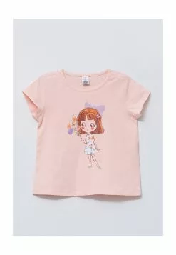 LC WAIKIKI Crew Neck Short Sleeve Printed Baby Girl T-Shirt And Leggings 2-Piece Set -LC WAIKIKI popular shop lc waikiki 2931 3216716 2