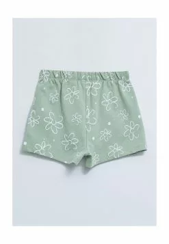 LC WAIKIKI Crew Neck Short Sleeve Printed Cotton Baby Girl T-Shirt And Shorts 2-Pack Set -LC WAIKIKI popular shop lc waikiki 2931 3765716 5