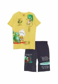 LC WAIKIKI Short Sleeve Boy Short Pajamas Set