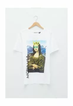 LC WAIKIKI Mona Lisa Printed Cotton T-Shirt 12 LC WAIKIKI Mona Lisa Printed Cotton T-Shirt -LC WAIKIKI popular shop lc waikiki 3000 9446016 5