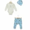 LC WAIKIKI Long Sleeves Baby Boy 3-Pieces Set