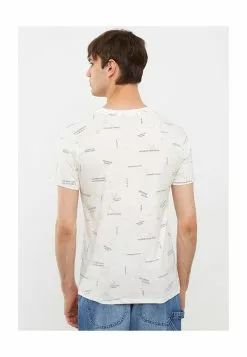 LC WAIKIKI Crew Neck Short Sleeve Printed Combed Cotton Men's T-Shirt -LC WAIKIKI popular shop lc waikiki 3328 5373226 2