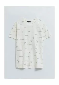 LC WAIKIKI Crew Neck Short Sleeve Printed Combed Cotton Men's T-Shirt -LC WAIKIKI popular shop lc waikiki 3328 5373226 5