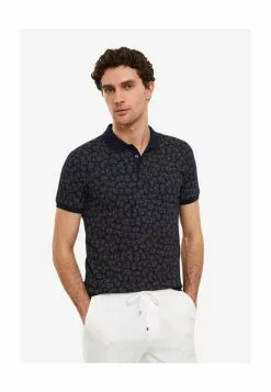 LC WAIKIKI Polo Neck Patterned Pique Shirt