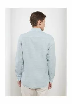 LC WAIKIKI Slim Fit Long Sleeve Dobby Men Shirt -LC WAIKIKI popular shop lc waikiki 3389 2573226 2