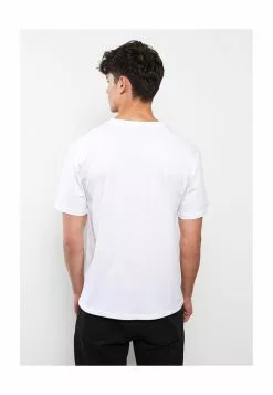 LC WAIKIKI Oversize Crew Neck Short Sleeved Printed Combed Cotton Men's T-Shirt -LC WAIKIKI popular shop lc waikiki 3407 1404226 2