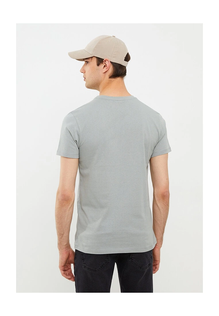 LC WAIKIKI Oversized Combed Cotton Men's T-Shirt 4 LC WAIKIKI Oversized Combed Cotton Men's T-Shirt - Image 2