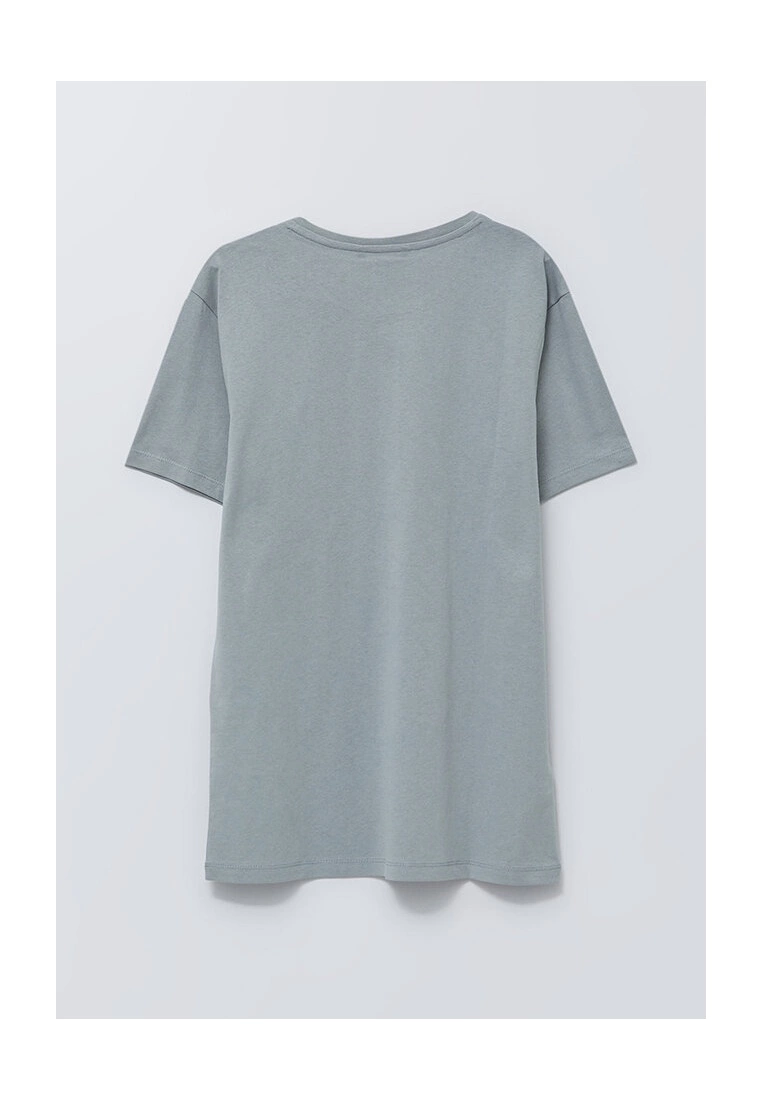 LC WAIKIKI Oversized Combed Cotton Men's T-Shirt 8 LC WAIKIKI Oversized Combed Cotton Men's T-Shirt - Image 6