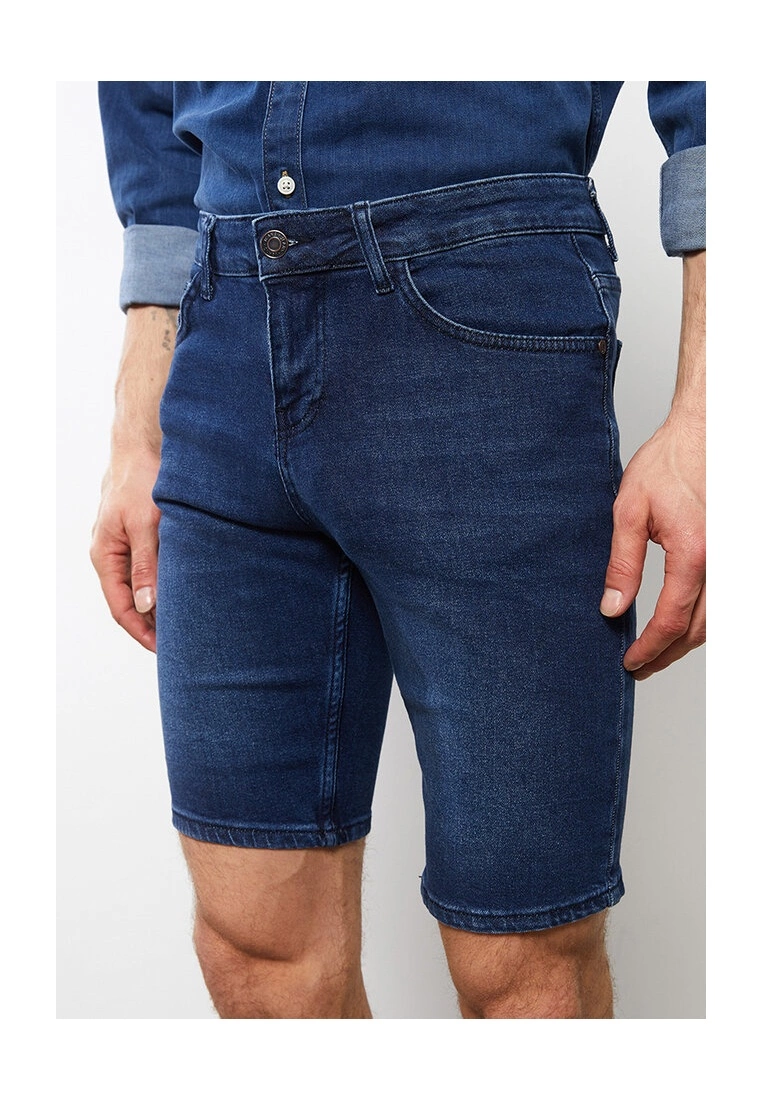 LC WAIKIKI Skinny Fit Jean Shorts 5 LC WAIKIKI Skinny Fit Jean Shorts - Image 3