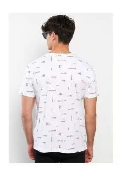 LC WAIKIKI Printed Combed Cotton T-Shirt -LC WAIKIKI popular shop lc waikiki 3428 8763226 2