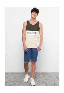 LC WAIKIKI Sleeveless Color Block Athlete Tee -LC WAIKIKI popular shop lc waikiki 3438 6893226 5