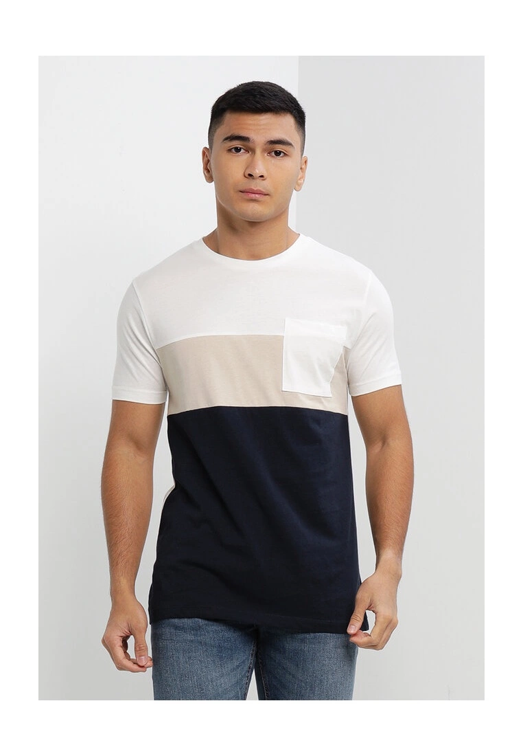 LC WAIKIKI Color Block Cotton Men's T-Shirt 3 LC WAIKIKI Color Block Cotton Men's T-Shirt