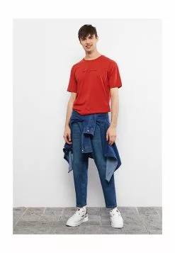 LC WAIKIKI Printed Combed Cotton Men's T-Shirt -LC WAIKIKI popular shop lc waikiki 3465 4785326 4