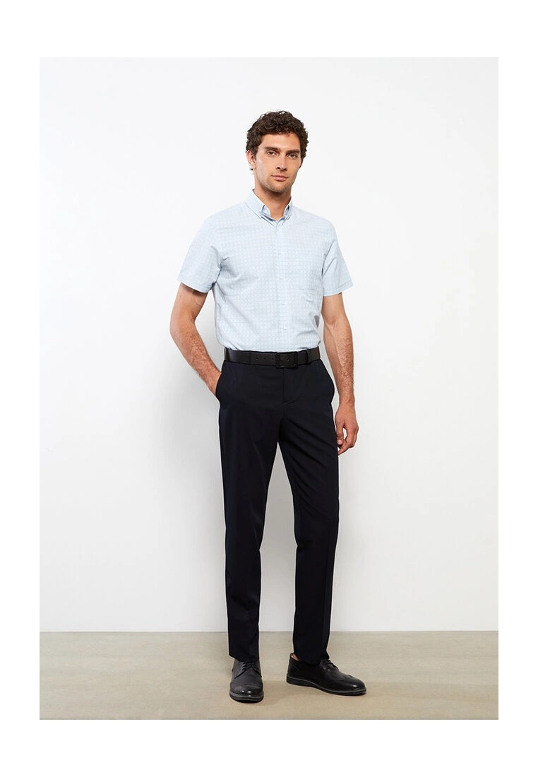 LC WAIKIKI Regular Fit Plaid Dobby Men's Shirt 6 LC WAIKIKI Regular Fit Plaid Dobby Men's Shirt - Image 4