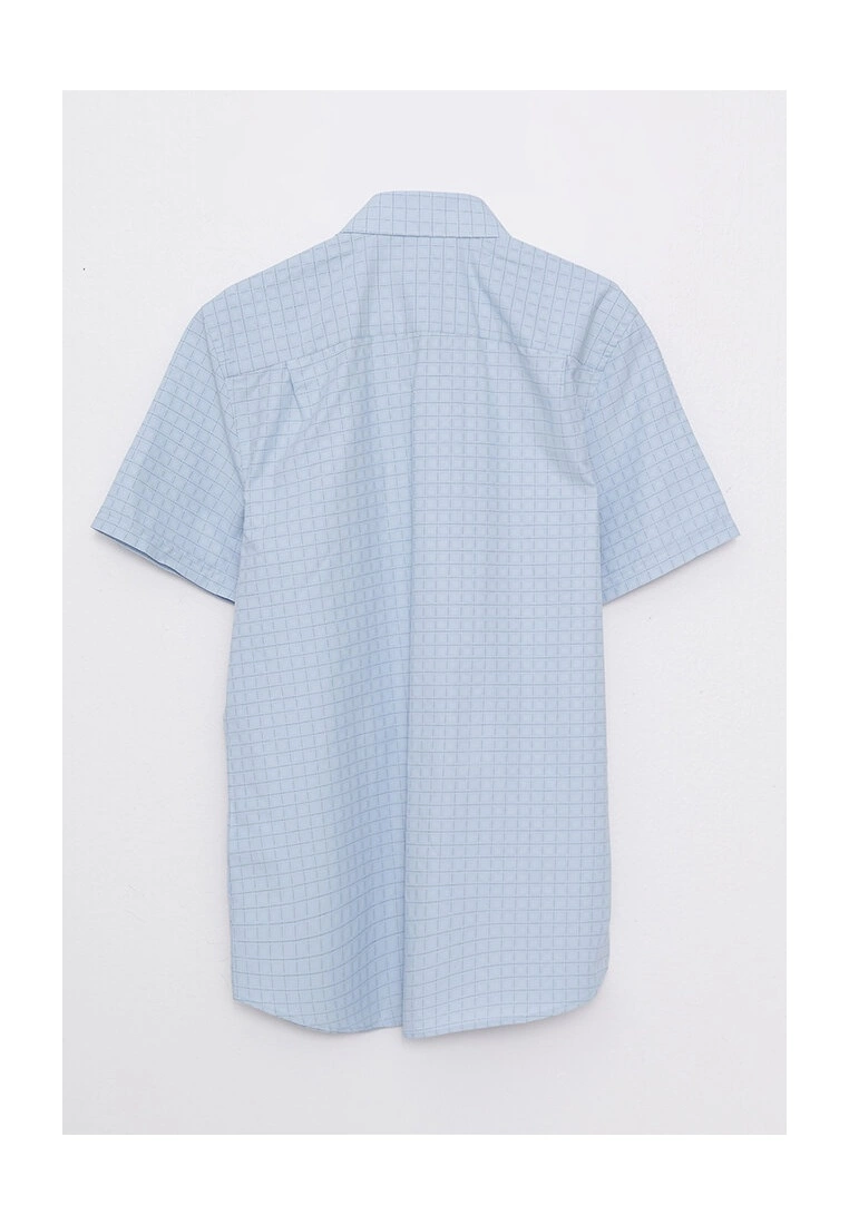 LC WAIKIKI Regular Fit Plaid Dobby Men's Shirt 8 LC WAIKIKI Regular Fit Plaid Dobby Men's Shirt - Image 6