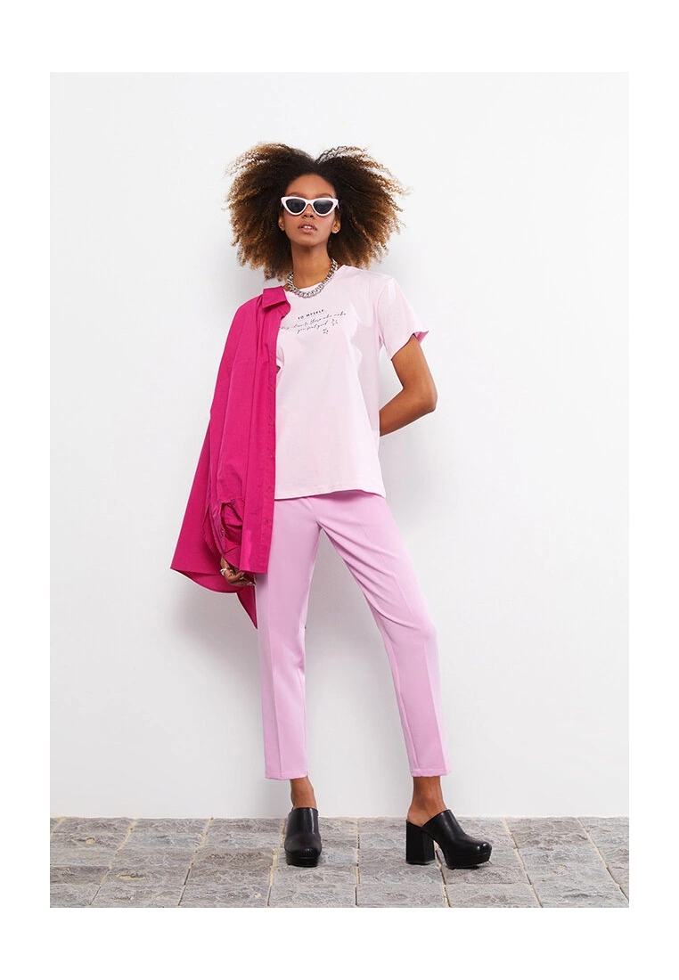 LC WAIKIKI Letter Printed Cotton T-Shirt 6 LC WAIKIKI Letter Printed Cotton T-Shirt - Image 4