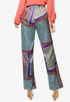 LC WAIKIKI Elastic Waist Patterned Women's Trousers -LC WAIKIKI popular shop lc waikiki 3604 6981216 2
