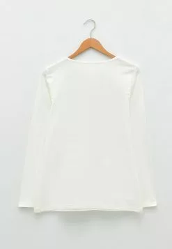 LC WAIKIKI Crew Neck Printed Long Sleeve Cotton Women's Pajamas Set -LC WAIKIKI popular shop lc waikiki 3672 6488726 5