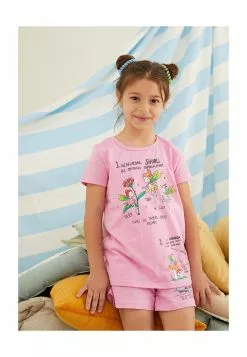 LC WAIKIKI Short Sleeves Girl's Pyjama Set -LC WAIKIKI popular shop lc waikiki 3677 6735916 6