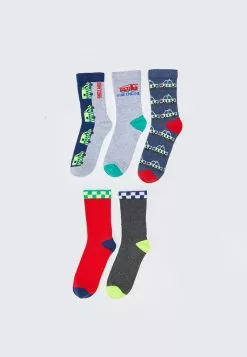 LC WAIKIKI Patterned Boy Socks 5 Pieces