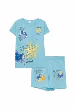 LC WAIKIKI Short Sleeves Girl Short Pajamas Set