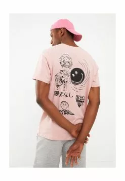 LC WAIKIKI Crew Neck Short Sleeve Smileyworld Printed Men's T-Shirt -LC WAIKIKI popular shop lc waikiki 3733 2167626 2