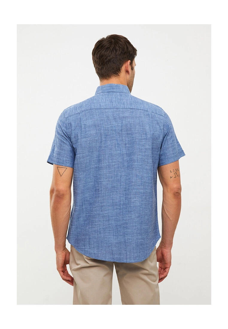 LC WAIKIKI Regular Fit Short Sleeve Men's Shirt 4 LC WAIKIKI Regular Fit Short Sleeve Men's Shirt - Image 2