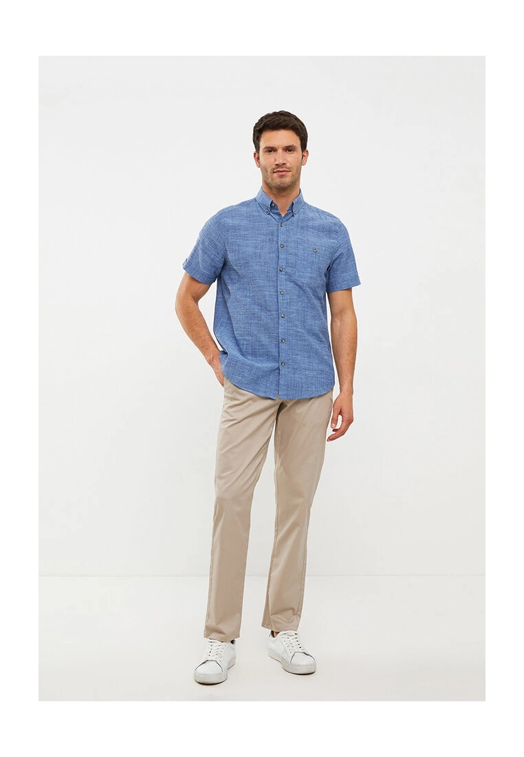 LC WAIKIKI Regular Fit Short Sleeve Men's Shirt 6 LC WAIKIKI Regular Fit Short Sleeve Men's Shirt - Image 4