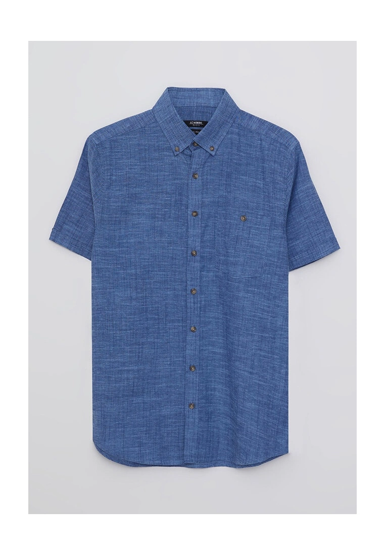 LC WAIKIKI Regular Fit Short Sleeve Men's Shirt 7 LC WAIKIKI Regular Fit Short Sleeve Men's Shirt - Image 5