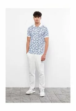 LC WAIKIKI Polo Neck Short Sleeve Patterned Piqué Men's T-Shirt -LC WAIKIKI popular shop lc waikiki 3745 7588426 4