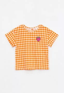 LC WAIKIKI Checked Cotton Baby Girl T-Shirt