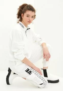 LC WAIKIKI Elastic Waist Text Printed Women's Jogger Sweatpants