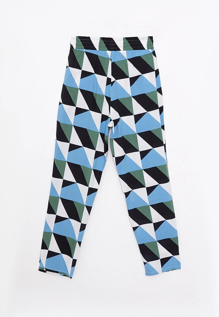 LC WAIKIKI Elastic Waist Comfortable Pattern Patterned Viscose Women's Trousers 9 LC WAIKIKI Elastic Waist Comfortable Pattern Patterned Viscose Women's Trousers - Image 7