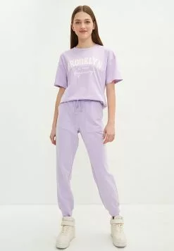 LC WAIKIKI Women's Elastic Waist Regular Jogger Sweatpants