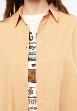 LC WAIKIKI Buttoned Regular Long Sleeve Cotton Women's Shirt -LC WAIKIKI popular shop lc waikiki 3880 2590936 4