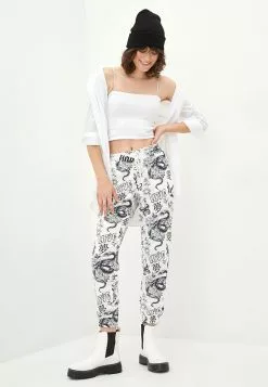 LC WAIKIKI Elastic Waist Printed Pocket Detailed Women's Jogger Sweatpants