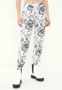 LC WAIKIKI Elastic Waist Printed Pocket Detailed Women's Jogger Sweatpants -LC WAIKIKI popular shop lc waikiki 3883 5564936 3