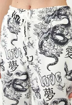 LC WAIKIKI Elastic Waist Printed Pocket Detailed Women's Jogger Sweatpants -LC WAIKIKI popular shop lc waikiki 3883 5564936 4