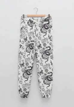 LC WAIKIKI Elastic Waist Printed Pocket Detailed Women's Jogger Sweatpants -LC WAIKIKI popular shop lc waikiki 3884 5564936 6