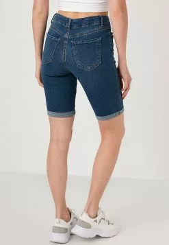 LC WAIKIKI Ripped Pattern Bermuda Rodeo Jean Shorts -LC WAIKIKI popular shop lc waikiki 3885 1880006 2