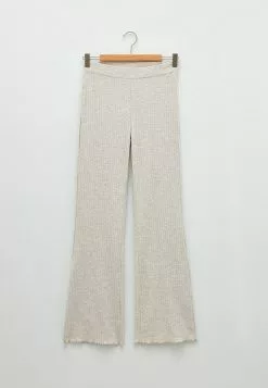 LC WAIKIKI Elastic Waist Regular Bell-Bottoms Women's Trousers -LC WAIKIKI popular shop lc waikiki 3885 8502146 5