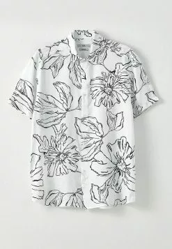 LC WAIKIKI Comfortable Fit Short Sleeve Patterned Men's Shirt -LC WAIKIKI popular shop lc waikiki 3898 3081936 6