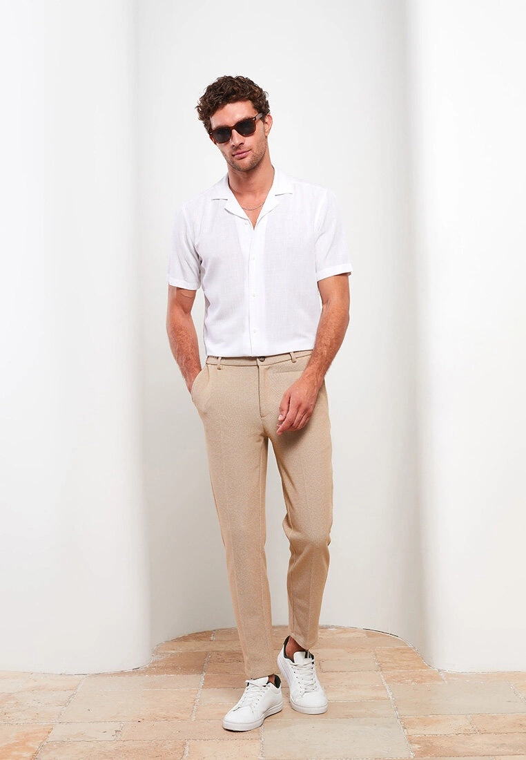 LC WAIKIKI Comfortable Fit Resort Collar Short Sleeve Patterned Viscose Men's Shirt 5 LC WAIKIKI Comfortable Fit Resort Collar Short Sleeve Patterned Viscose Men's Shirt - Image 3