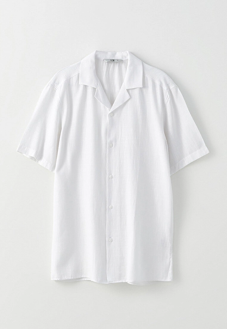 LC WAIKIKI Comfortable Fit Resort Collar Short Sleeve Patterned Viscose Men's Shirt 8 LC WAIKIKI Comfortable Fit Resort Collar Short Sleeve Patterned Viscose Men's Shirt - Image 6