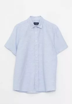 LC WAIKIKI Regular Fit Short Sleeve Twill Shirt -LC WAIKIKI popular shop lc waikiki 3905 9403936 6