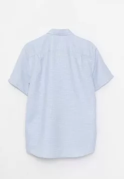 LC WAIKIKI Regular Fit Short Sleeve Twill Shirt -LC WAIKIKI popular shop lc waikiki 3905 9403936 7